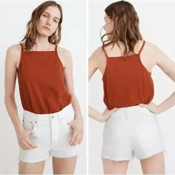 NEW Madewell Relaxed Denim Shorts‎ in Tile White, 30 - Picture 1 of 14